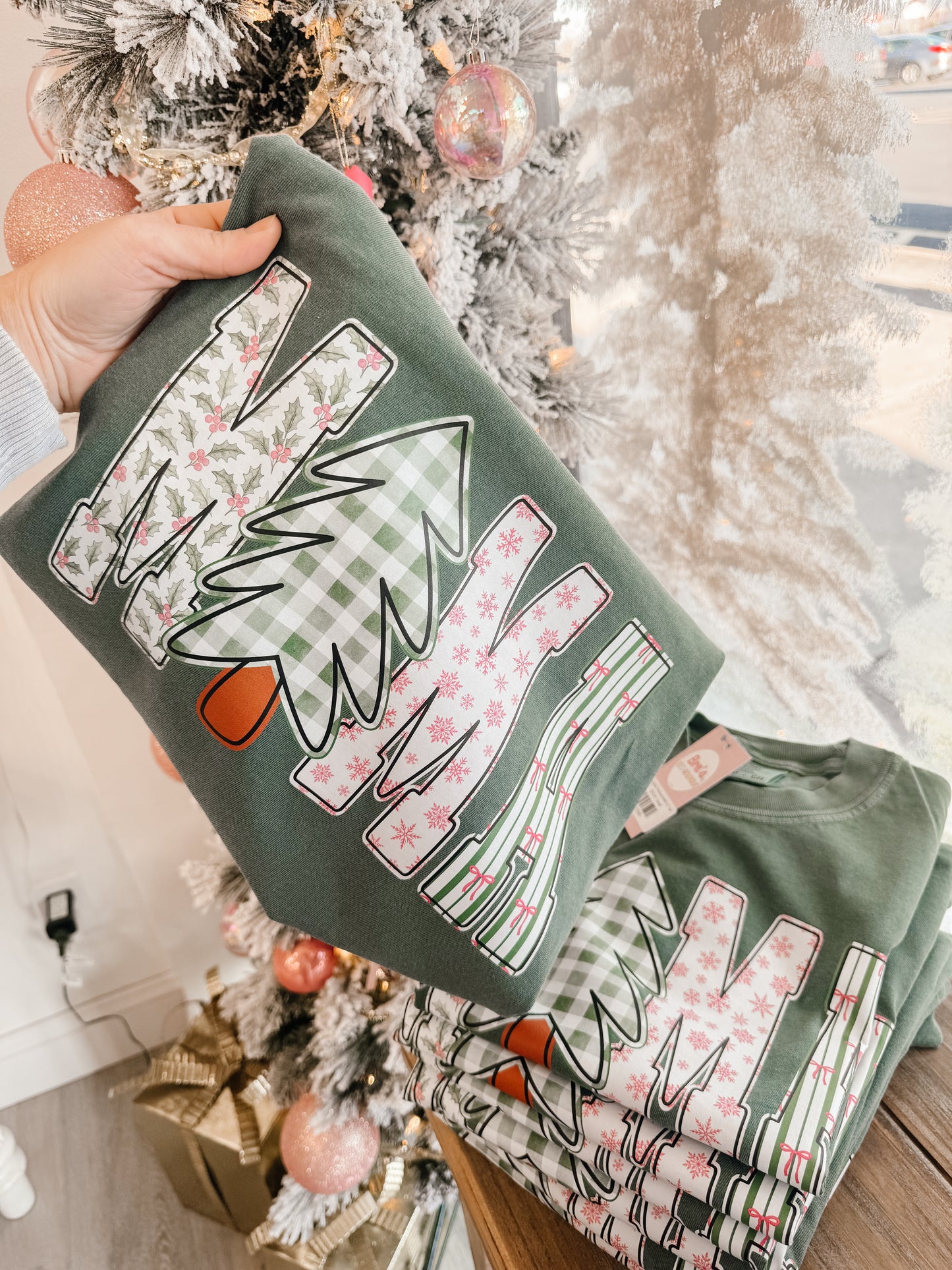 Coquette Christmas MAMA CC Tee