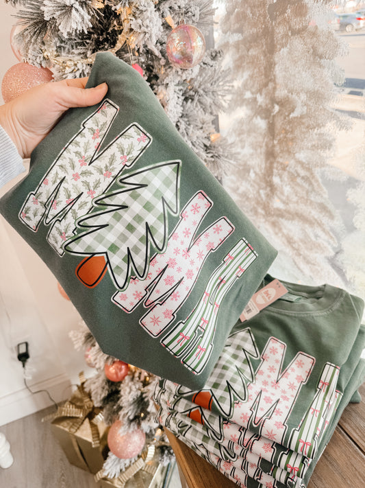 Coquette Christmas MAMA CC Tee