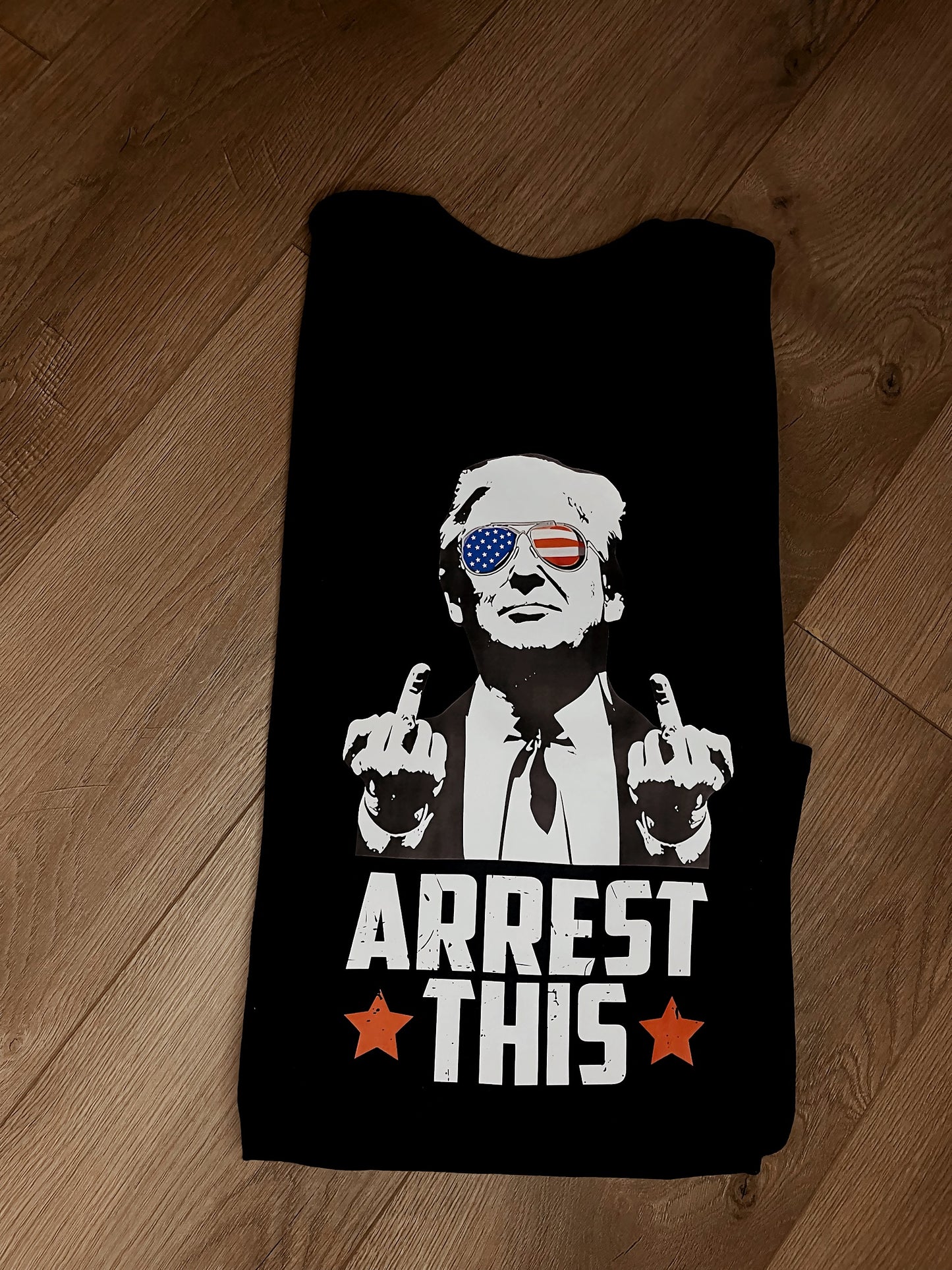 Arrest This Trump Black tee