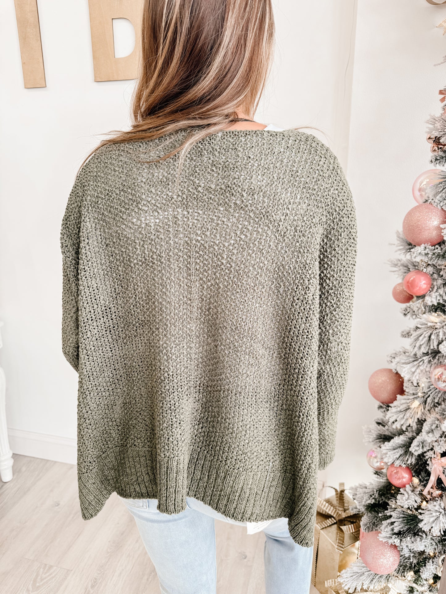 Dolman Sleeve V-neck Sweater (3 COLORS)