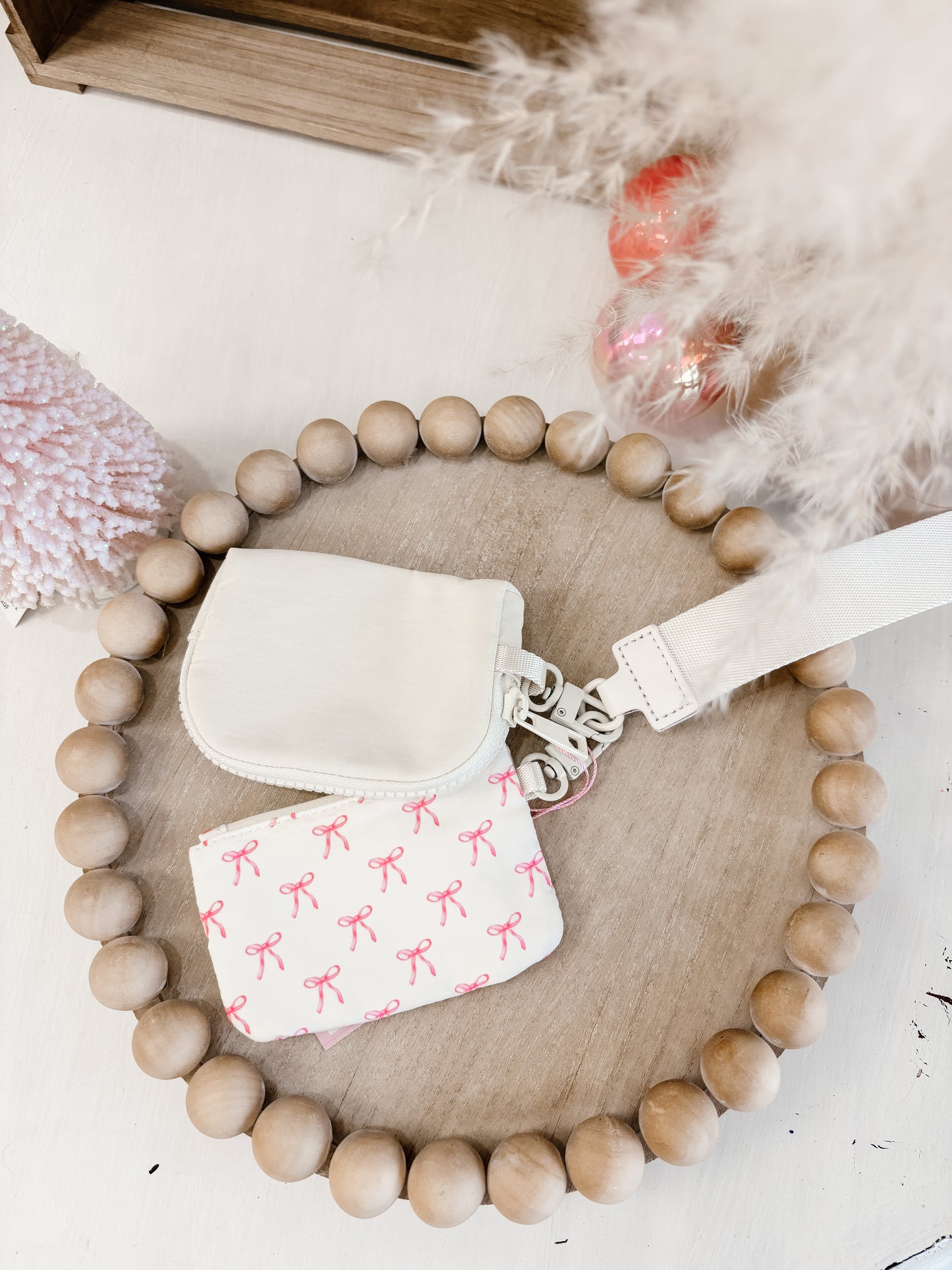 Dual Pouch Wristlet Keychain Wallet (4 colors)