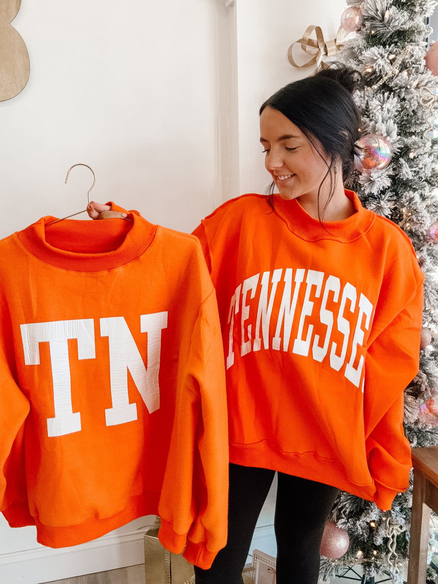 Tennessee & TN Orange REVERSIBLE Mockneck