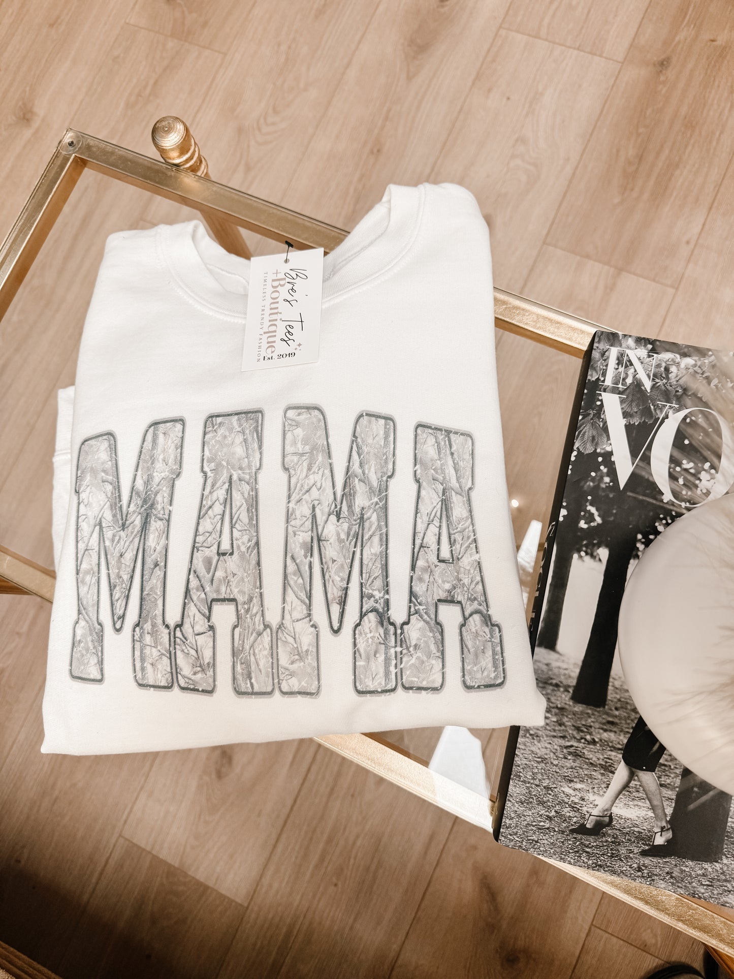 Camo MAMA Crewneck