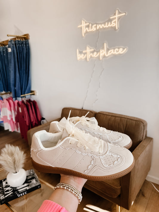 Lace Detail Sneakers