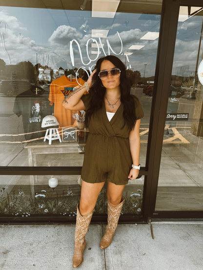 Solid Romper