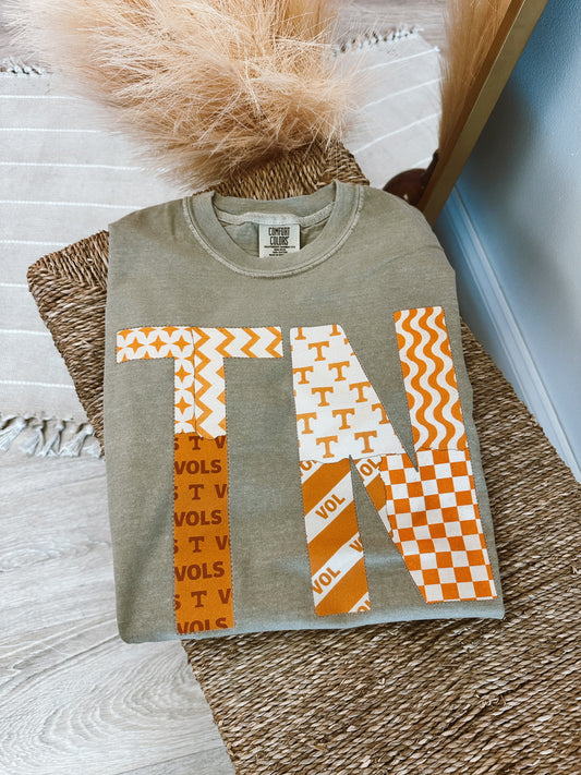 TN Patchwork Comfort Colors Tee
