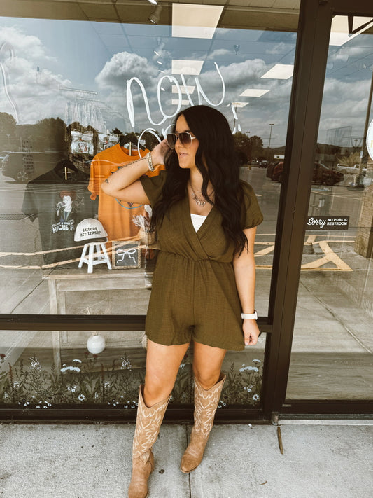Solid Romper