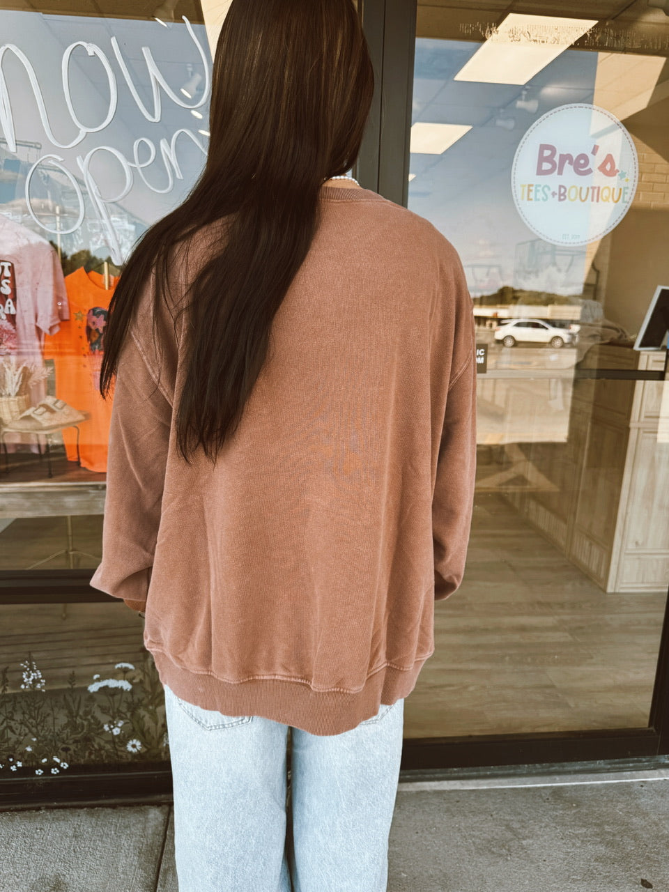 Oversized Mineral Washed Sweatshirt