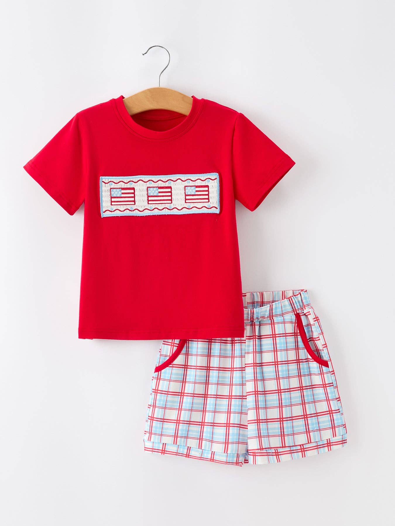4th of July Boys Short Set