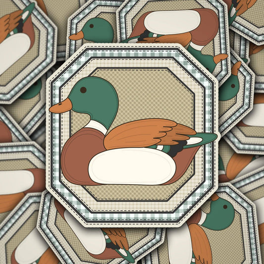 Vinyl Decal Mallard Duck 90's Country