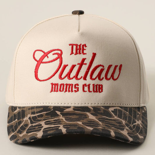 OUTLAW MOMS CLUB Leopard Trucker Hat