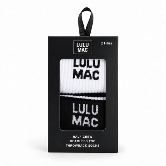 LULUMAC 2 pk socks - Black