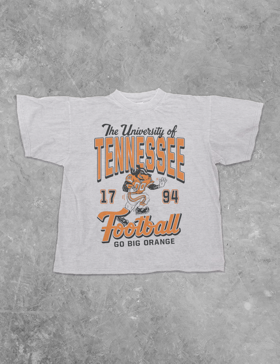 Vintage Volunteers Football Boxy Cotton Tee
