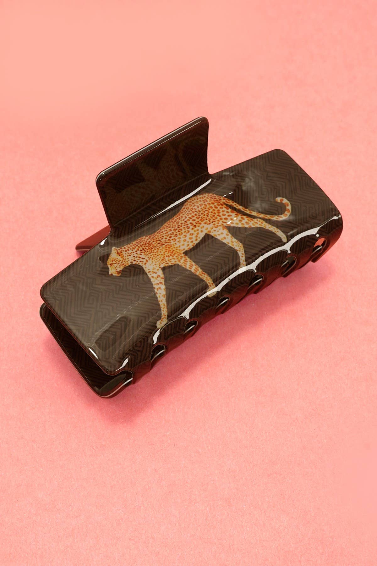 Leopard Hair Claw Clip