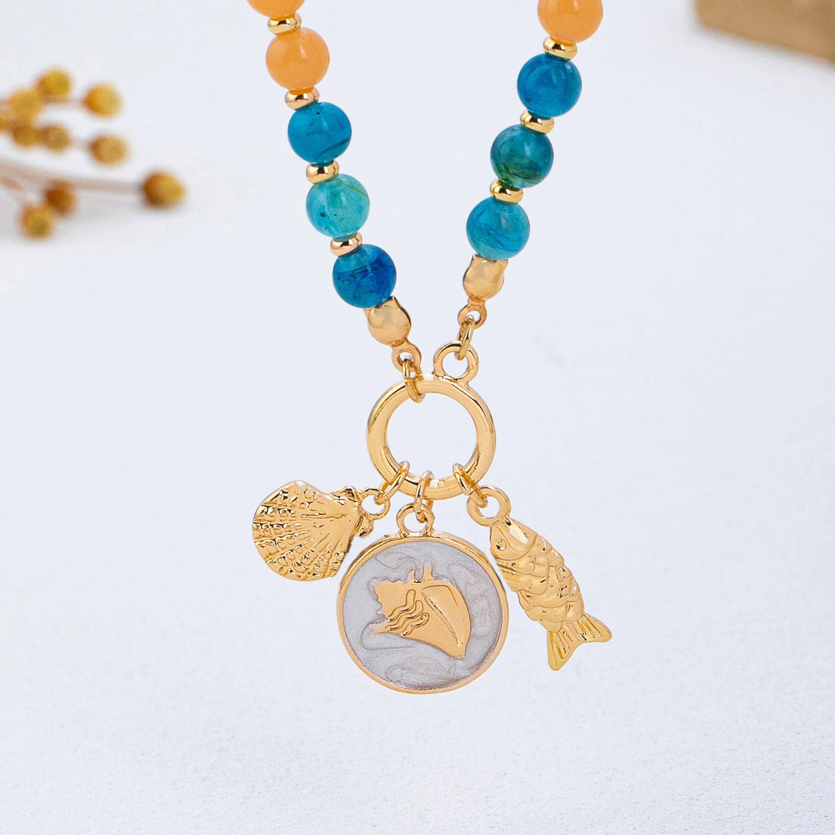 Rainbow Fish Necklace