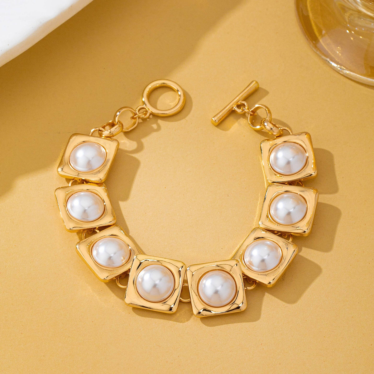 Pearl Square Bracelet