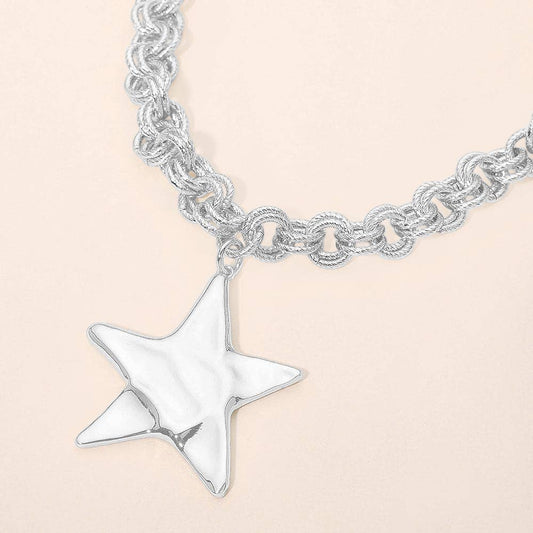 Star Chunky Chain Necklace