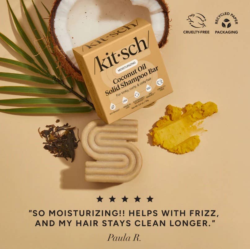 Coconut Oil Shampoo Bar for Dry Damaged Hair