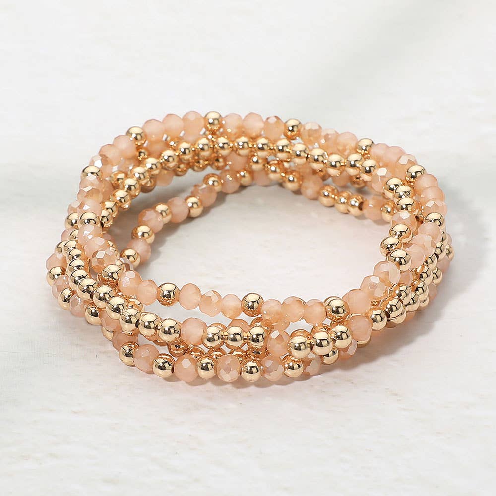 Blush Bracelet Stack