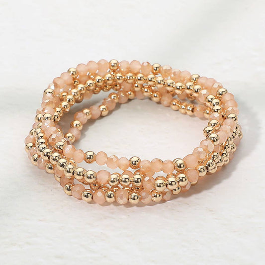 Blush Bracelet Stack
