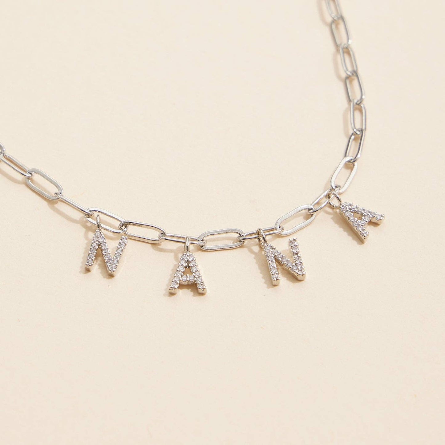 Sparkling "NANA" Gold Necklace