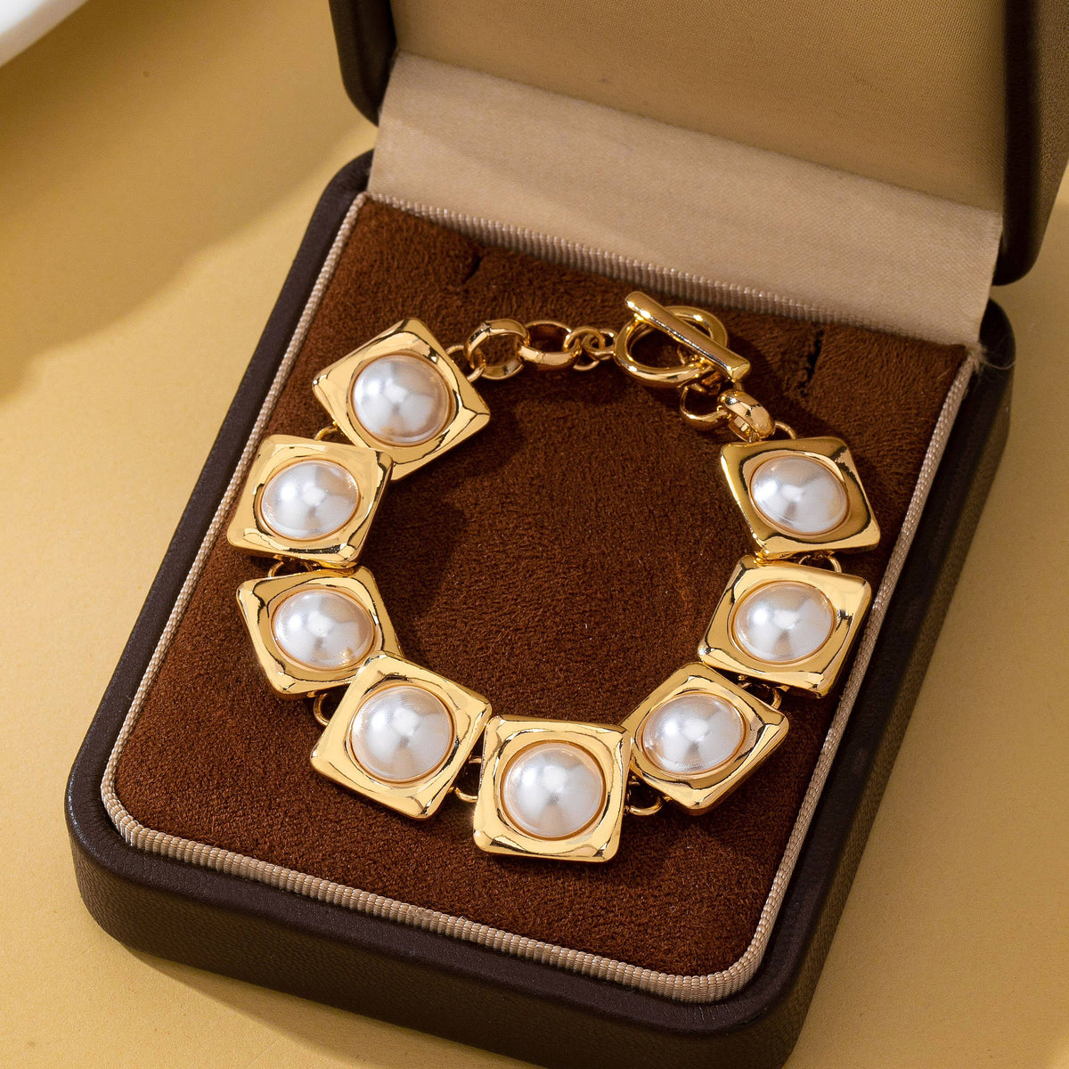 Pearl Square Bracelet