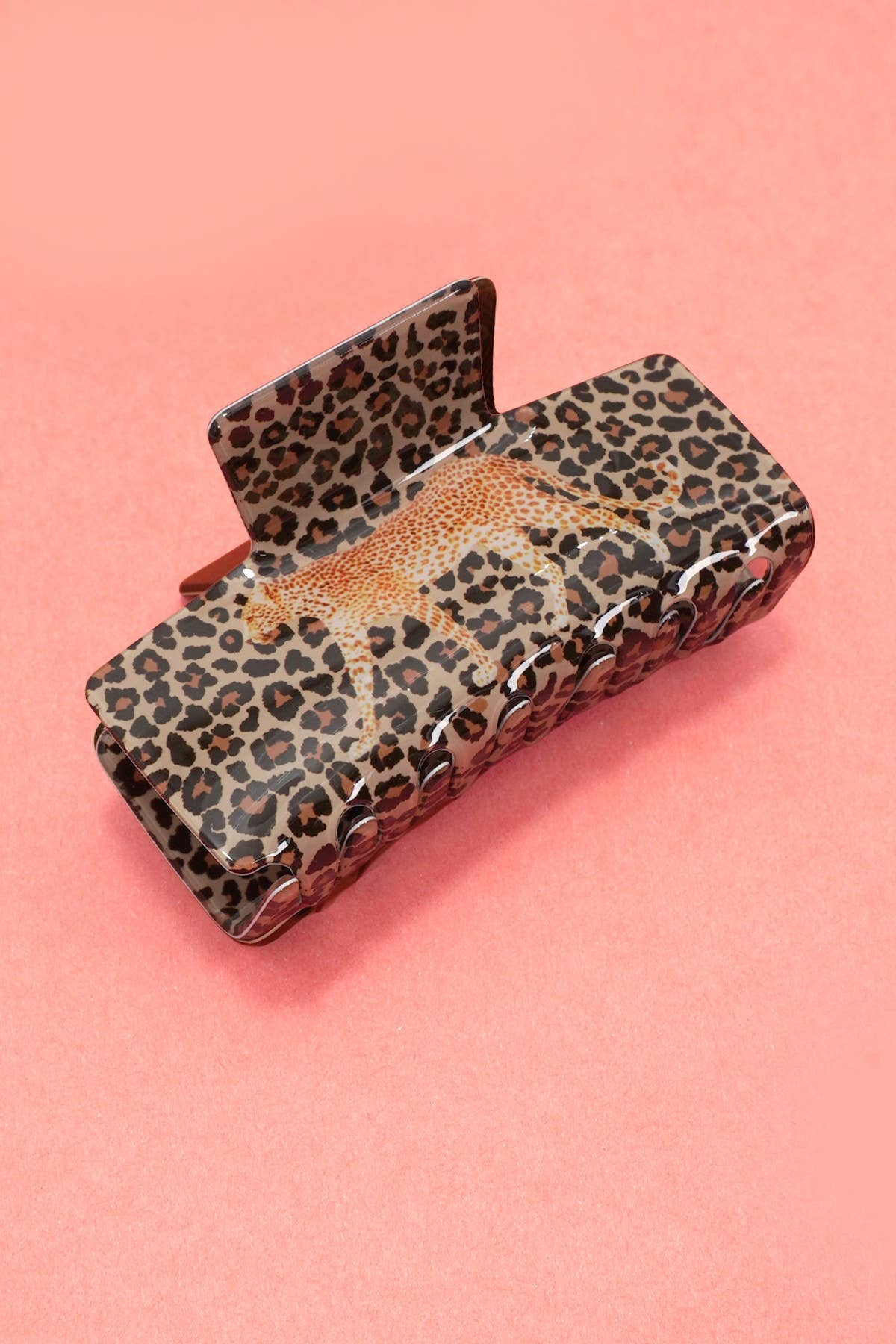 Leopard Hair Claw Clip
