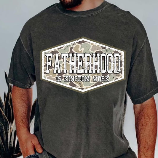 Fatherhood is Kingdom work CC Tee **PRE-ORDER**